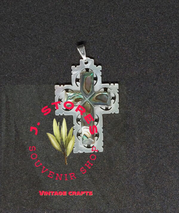 Mother of pearl handmade Cross 10g Bevel