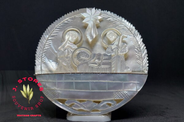 Mother of pearl handmade shell Nativity 50g